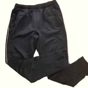 Nike Womans‎ Vintage 90s Black Joggers with Zipper Legs Size Small 4-6